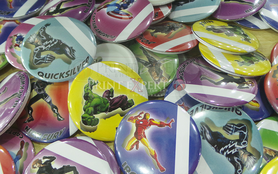 Button Badge Samples: Photo 1